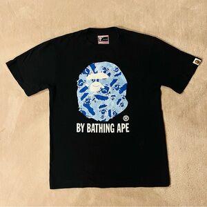 Vintage BAPE Bathing Ape KAWS Blue T-Shirt Size XS